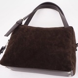 Сумка Саломея 364 эко-замша кофе