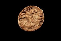 Силиконовый молд Лиса (медальон) № 0460