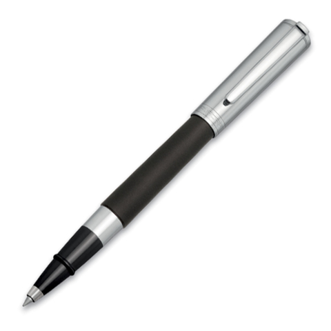 Ручка-роллер Aurora TU Metal Cap Black resin CT, в подарочной коробке