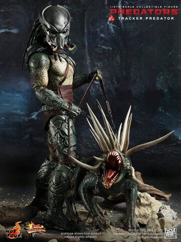 Фигурка Хищник Следопыт с гончей из фильма Хищники Hot Toys