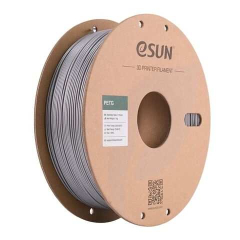 Пластик для 3D-печати eSUN PETG, 1.75 мм, 1 кг, серебристый, PETG175S1P1