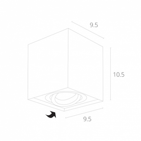 Накладной светильник Arte Lamp FACTOR A5544PL-1WH