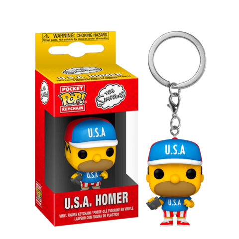 Брелок Funko POP! The Simpsons: U.S.A. Homer