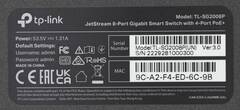 TP-Link SG2008P, JetStream™ 8-портовый гигабитный Smart коммутатор с 4 портами PoE+, 4 гигабитных порта PoE+, 802.3at/af, бюджет PoE — 62 Вт, стальной корпус