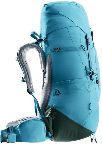 Картинка рюкзак туристический Deuter Aircontact Lite 45+10 SL lagoon-ivy - 11