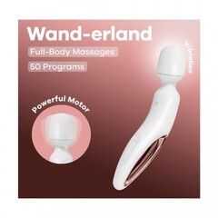 Вибромассажер Satisfyer Wand-erland белый