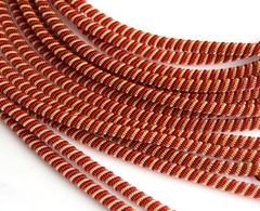 Канитель спиральная 4мм золото-красный (№1091)