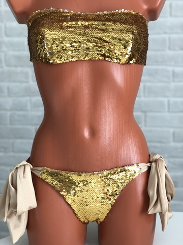 Купальник бандо SHINE BANDO GOLD