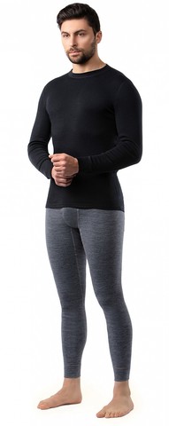 Картинка кофта Norveg Soft Sleeve M woolmark черный - 3