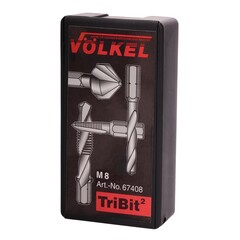 Метчик М 8,0х1,25 (Для шуруповерта, TriBit) HSS-G 6h Volkel 67408
