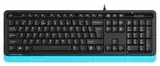 Клавиатура A4Tech Fstyler FKS10 черный/синий USB