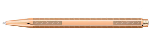 Ручка шариковая Caran d'Ache Ecridor Chevron Rose Gold (898.407)