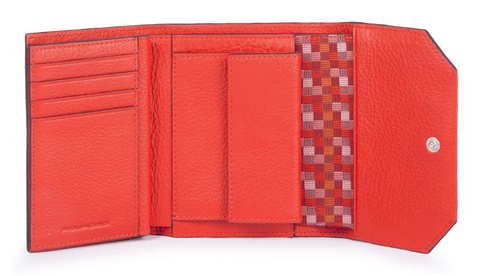 Кошелек женский Piquadro Muse PD4145MUR/R красный натур.кожа