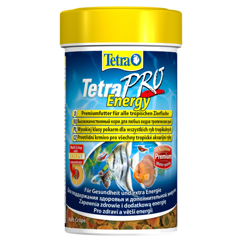 Tetra Pro Energy Crisps корм-чипсы для всех видов рыб для доп. энергии (100 мл)