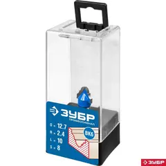 ЗУБР 12.7 x 10 мм, радиус 2.4 мм, фреза пазовая фасонная №6, Профессионал (28745-12.7)