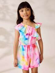 Комбинезон летний для девочки Next AN4-269, Розовый, Синий