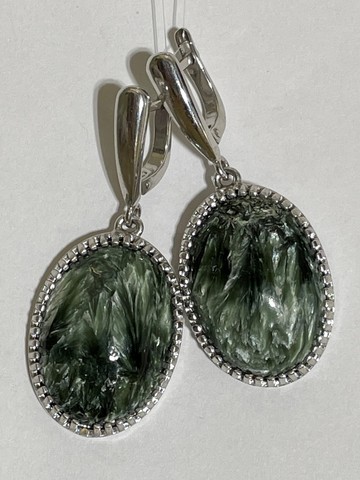 Мирра (серьги из серебра)