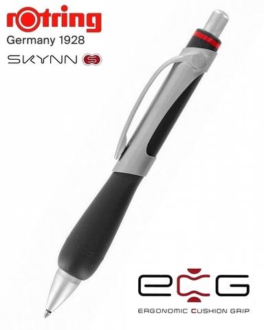 Ручка шариковая Rotring Skynn, Black CT (R 023 310)