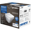 Duravit 45710900A1 (257109+006379) Duravit DuraStyle Комплект: подвесной унитаз Rimless 257109 370х480 мм.+ сиденье с автоматическим закрыванием 006379