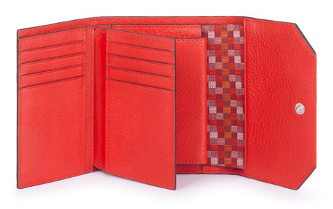 Кошелек женский Piquadro Muse PD4145MUR/R красный натур.кожа