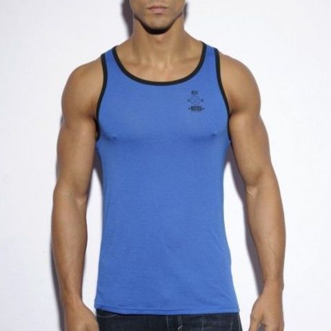 Мужская майка голубая ES COLLECTION TANK-TOP Blue