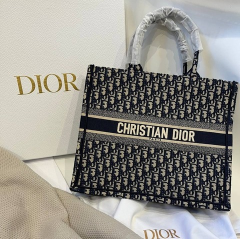 Сумка Dior Book Tote, темно-синий