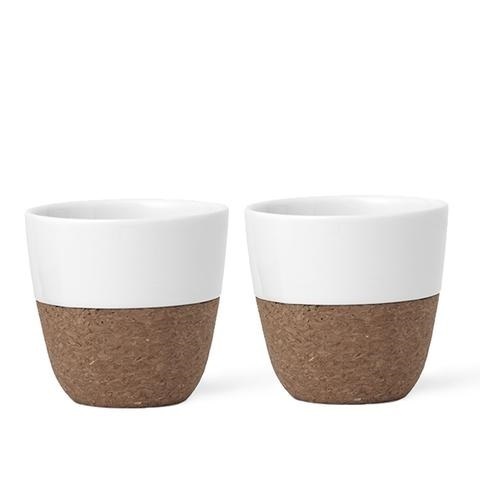 Набор чайных стаканов 2шт 0.15л VIVA Scandinavia Lauren Белый