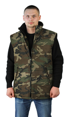 Купить жилет утепленный камуфляжный - Магазин тельняшек.ру 8-800-700-93-18Жилет утепленный 