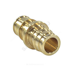 Муфта для PE-X труб радиальная латунь Дн 16 РОС