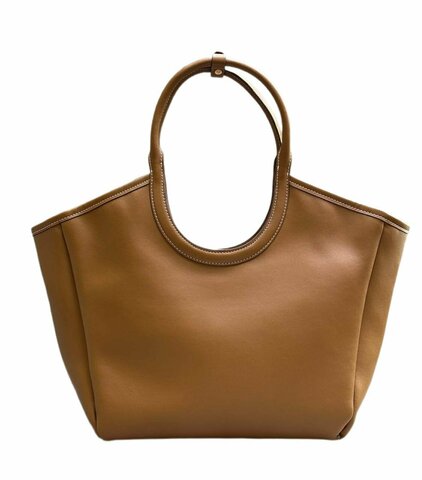 Кожаная средняя сумка Miu Miu Ivy коричневый