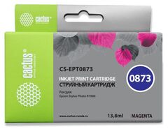 Картридж струйный Cactus CS-EPT0873 пурпурный (13.8мл) для Epson Stylus Photo R1900