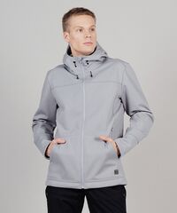 Элитная ветрозащитная мембранная куртка Nordski Trekking Grey мужская
