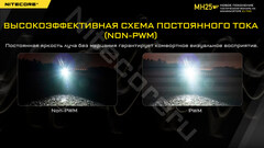 Фонарь Nitecore MH25V2 1300lm