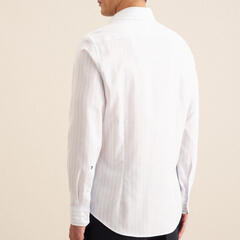 Сорочка мужская Seidensticker Slim Fit 01.646087-10 в светло-голубую полоску