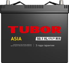 TUBOR Asia STANDART 6СТ-50 аккумулятор