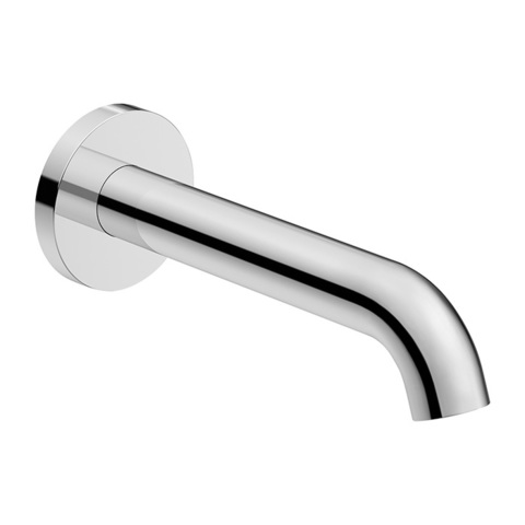Duravit C.1 Излив для ванны 205мм, накладка-круг, цвет: хром C15240010010