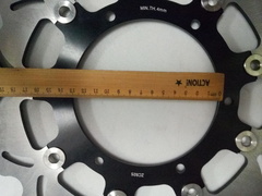 Диск тормозной передний на Yamaha YZF R600 / XJ N / YZF R THUNDERCAT и другие, черный лепестковый