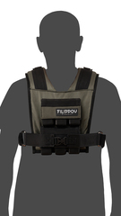 Жилет-утяжелитель Hard Training Filippov 13кг (зеленый), зеленый