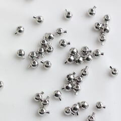 Кримпы самозажимные родий, 10 шт, КТ020