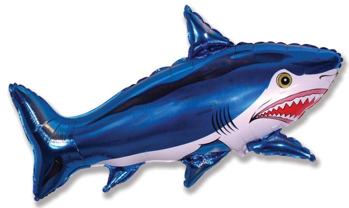 F Мини-фигура Акула (синий), 14
