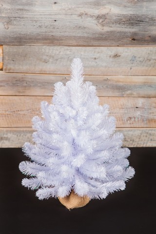 Искусственная елка Исландская 60 см в мешочке белоснежная