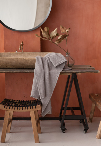 Полотенце 50х70 Luxberry Yoga Towel серая галька-1