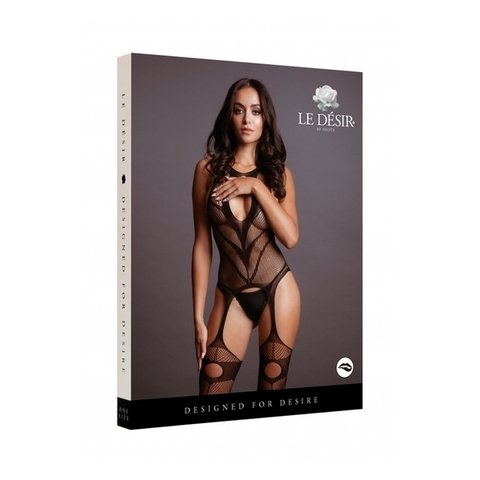 Shots Кетсьюит (боди-комбинезон) Suspender Bodystocking