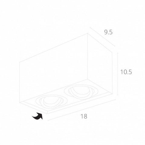 Накладной светильник Arte Lamp FACTOR A5544PL-2BK