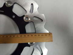 Диск тормозной передний на Yamaha YZF R600 / XJ N / YZF R THUNDERCAT и другие, черный лепестковый