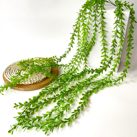 Брусничник свисающий, ампельное растение, зеленый, реалистичный, 100 см, 1 шт.