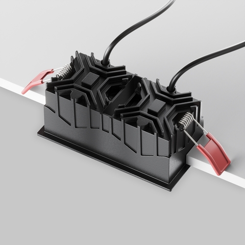 Встраиваемый светильник Maytoni Alfa led DL043-02-10W4K-SQ-B-1