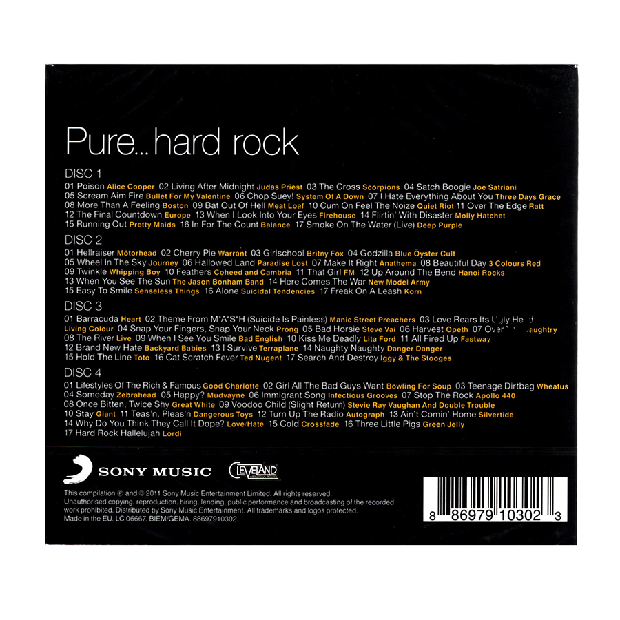  Pure Hard Rock Various Artists 