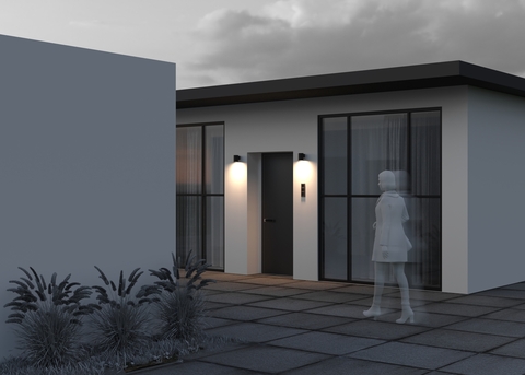 Уличный настенный светодиодный светильник Maytoni Shim O303WL-L5GF3K