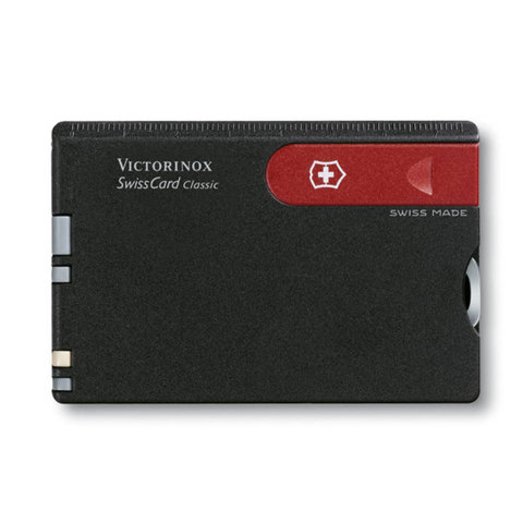 Швейцарская карта Victorinox SwissCard Classic Red/Black (0.7103) - Wenger-Victorinox.Ru